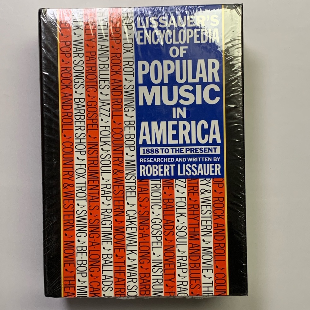 Lissauer's Encyclopedia, popular music in America